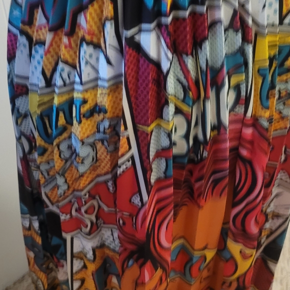 Love university cartoon skirt S womens M popeye bang boom - Picture 2 of 4